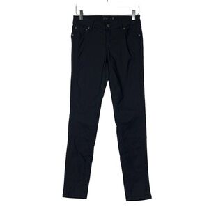 Prana Pants Womens 4 Jenna Skinny Moto Black Nylon‎ Elastane Style# W43170317